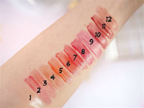 ysl lip balm swatches.